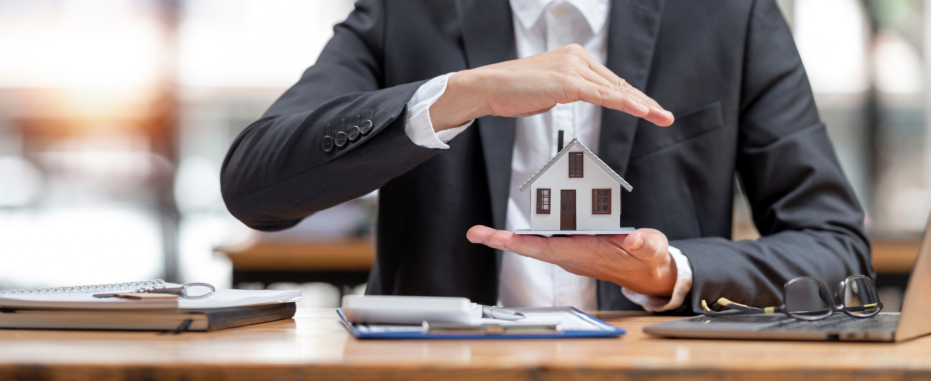 Property insurance and security concept.